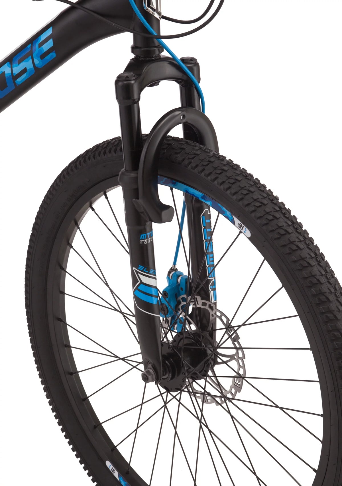 24-inch 21 Speed Black Mountain Bike O16158