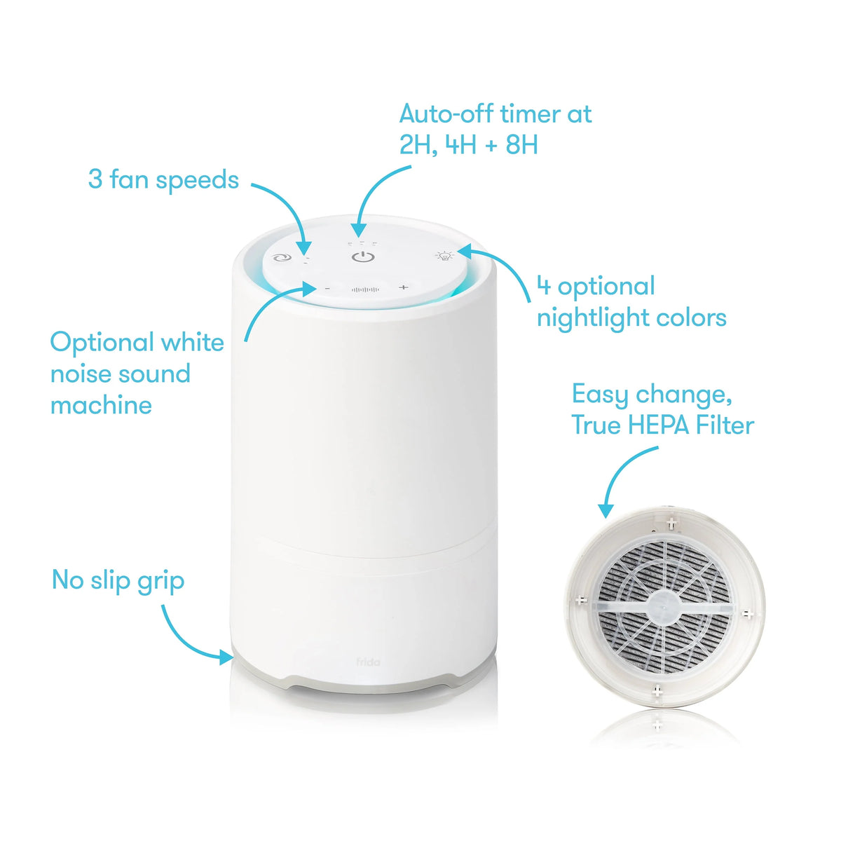 3-in-1 Air Purifier, Sound Machine, and Nightlight F177644
