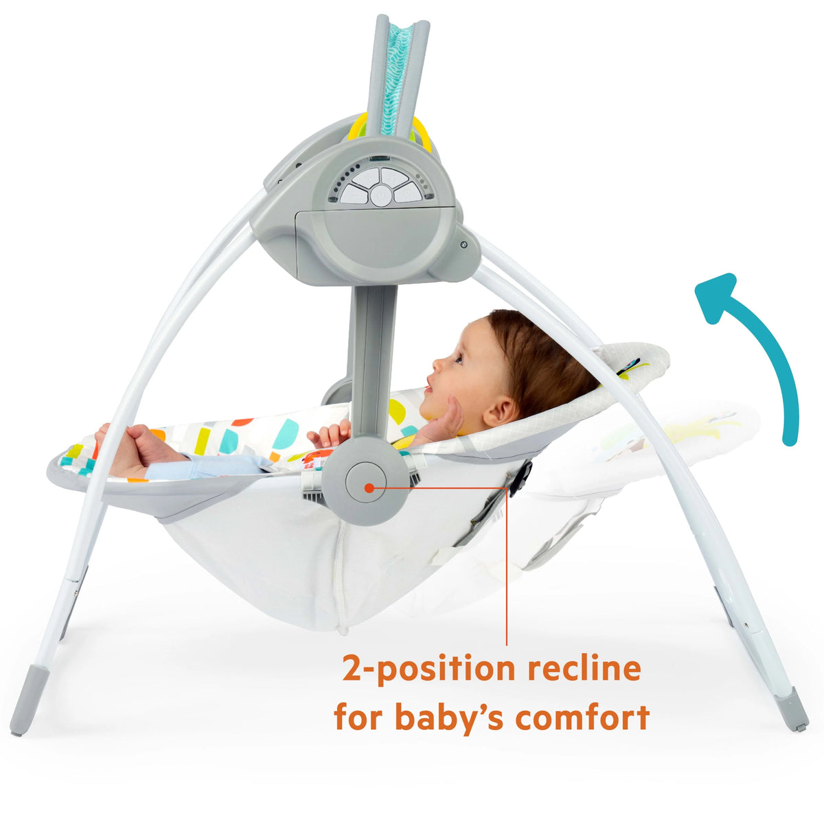 Portable Compact Baby Swing with Toys G61300