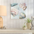 Blue Watercolor Painting Print on Wrapped Canvas S602097