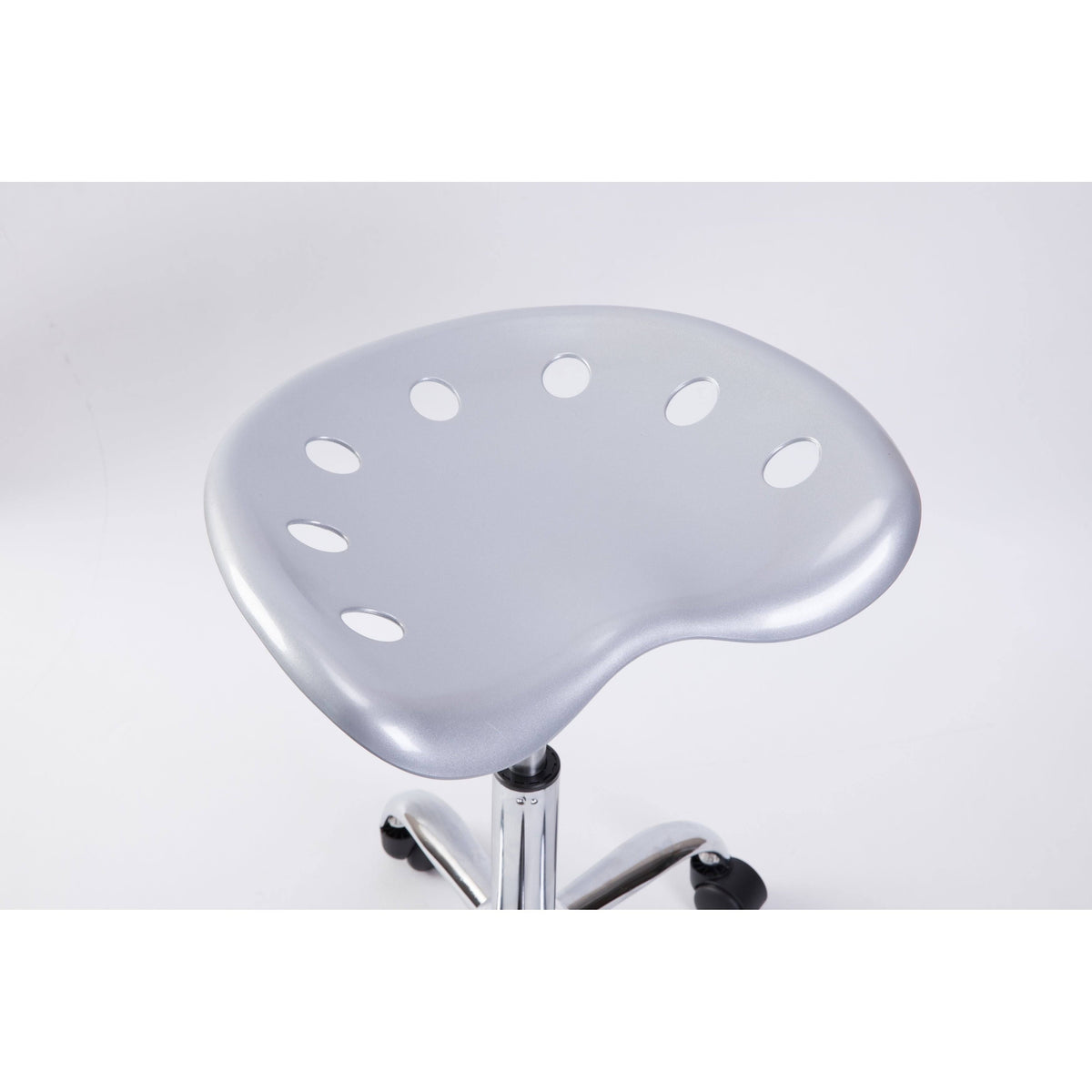 Gray Tractor Seat Swivel Chair with Casters D174856