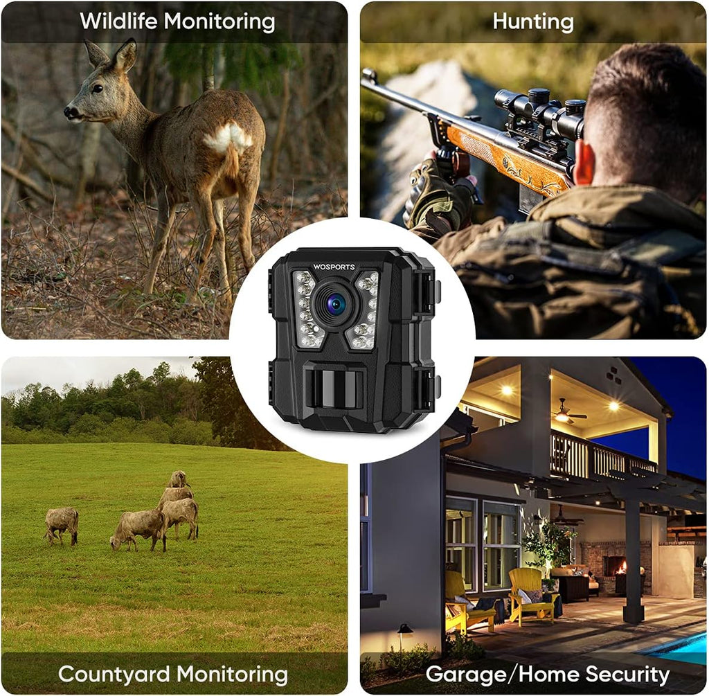 2 Pack Mini Trail Camera 1080P Waterproof N214149