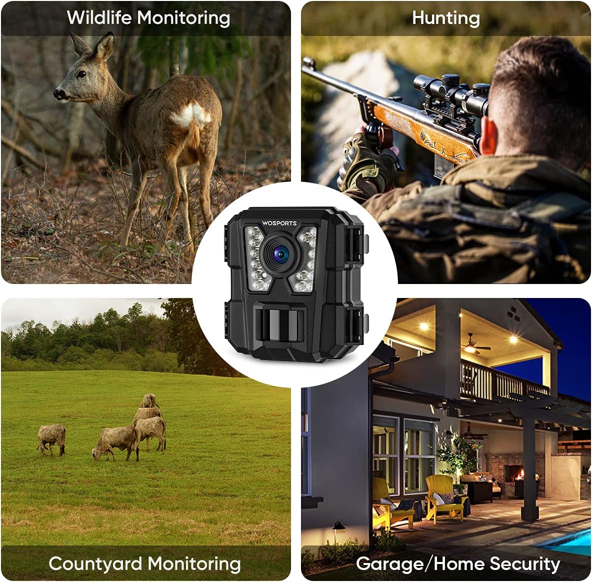 2 Pack Mini Trail Camera 1080P Waterproof N214149