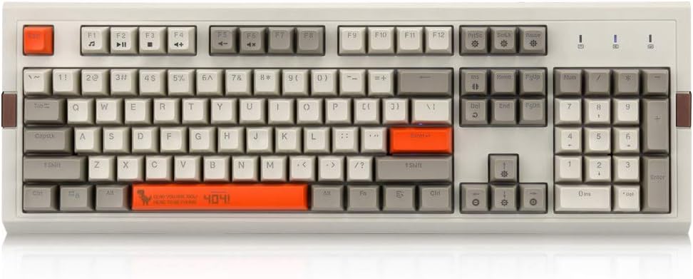 RGB Retro Mechanical Keyboard 104 Keys PBT SA Keycap K854