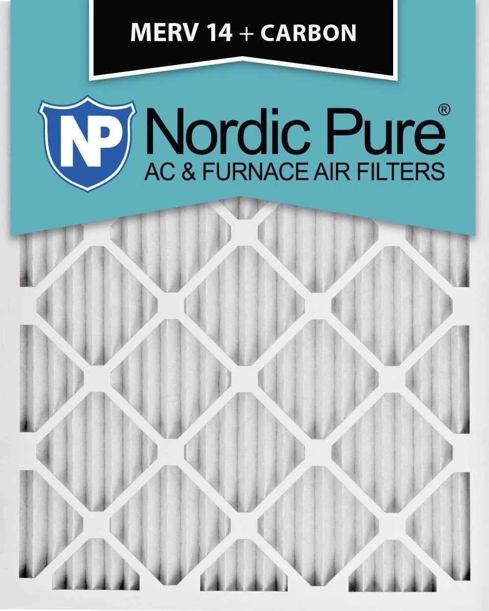 10x20x1 MERV 14 Pleated Carbon Air Filters 6 Pack G9148