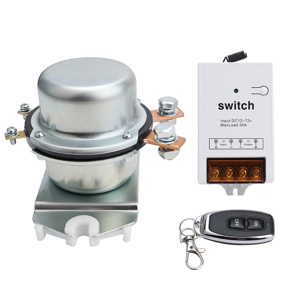 12V 180Amp Remote Control Battery Disconnect Switch I53656