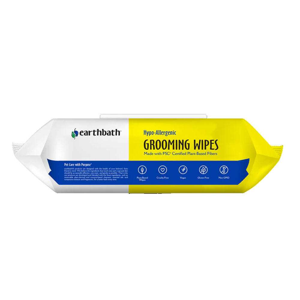 Hypo-Allergenic & Fragrance Free Cat Grooming Wipes T6676