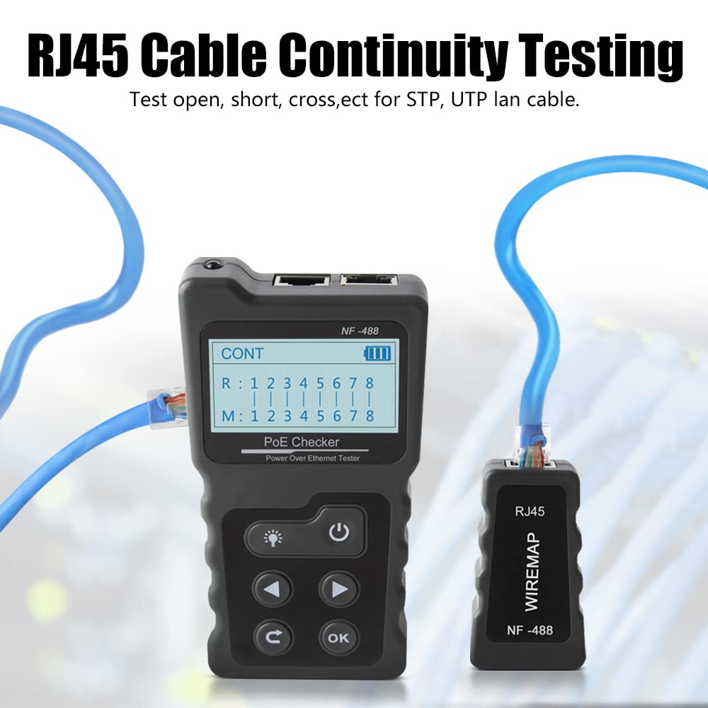 RJ45 POE Ethernet Tester J260