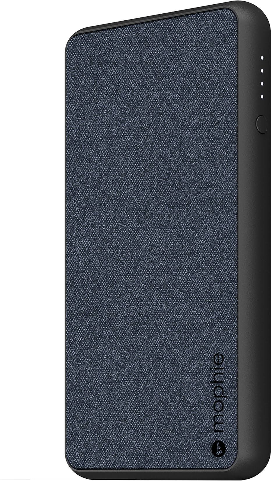 Blue Portable Power Bank with Cable Y648