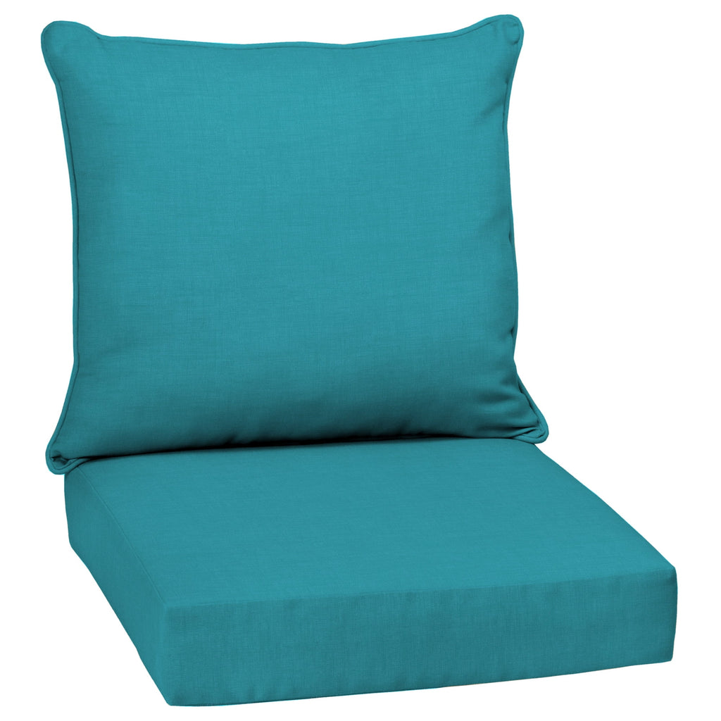 Rain-Proof Fade Resistant Sapphire Blue Deep Seat Cushion Set F471010