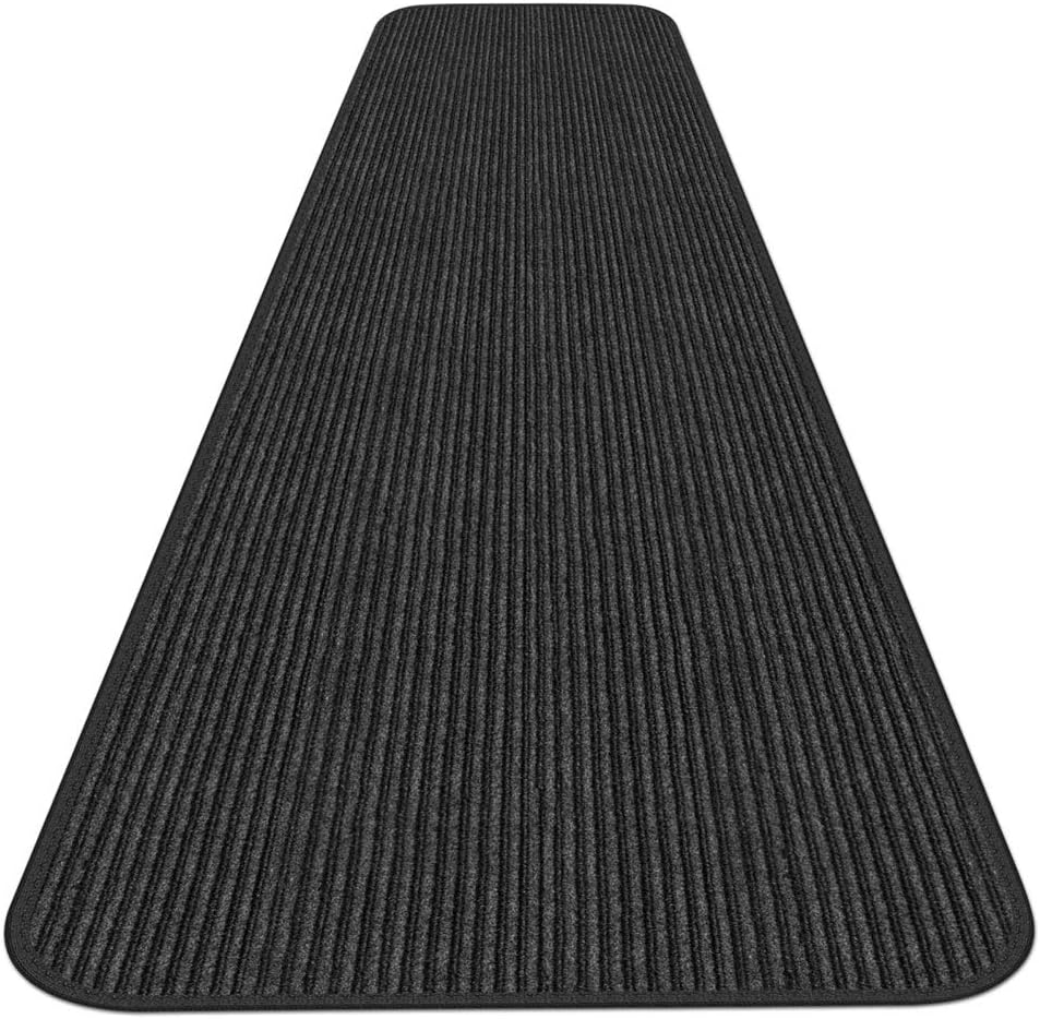Indoor Outdoor Carpet Runner with Skid-Resistant Rubber Backing I8825