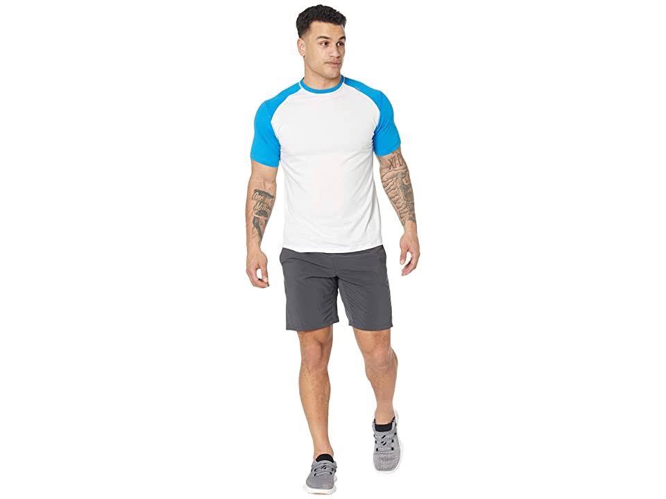 White Blue Fitness T-Shirt U93699