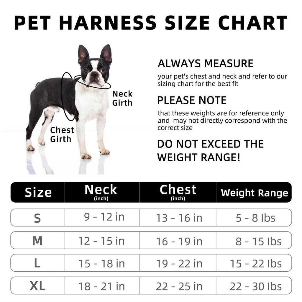 Adjustable Padded Reflective Dog Harness with 2 Leash Clips G516