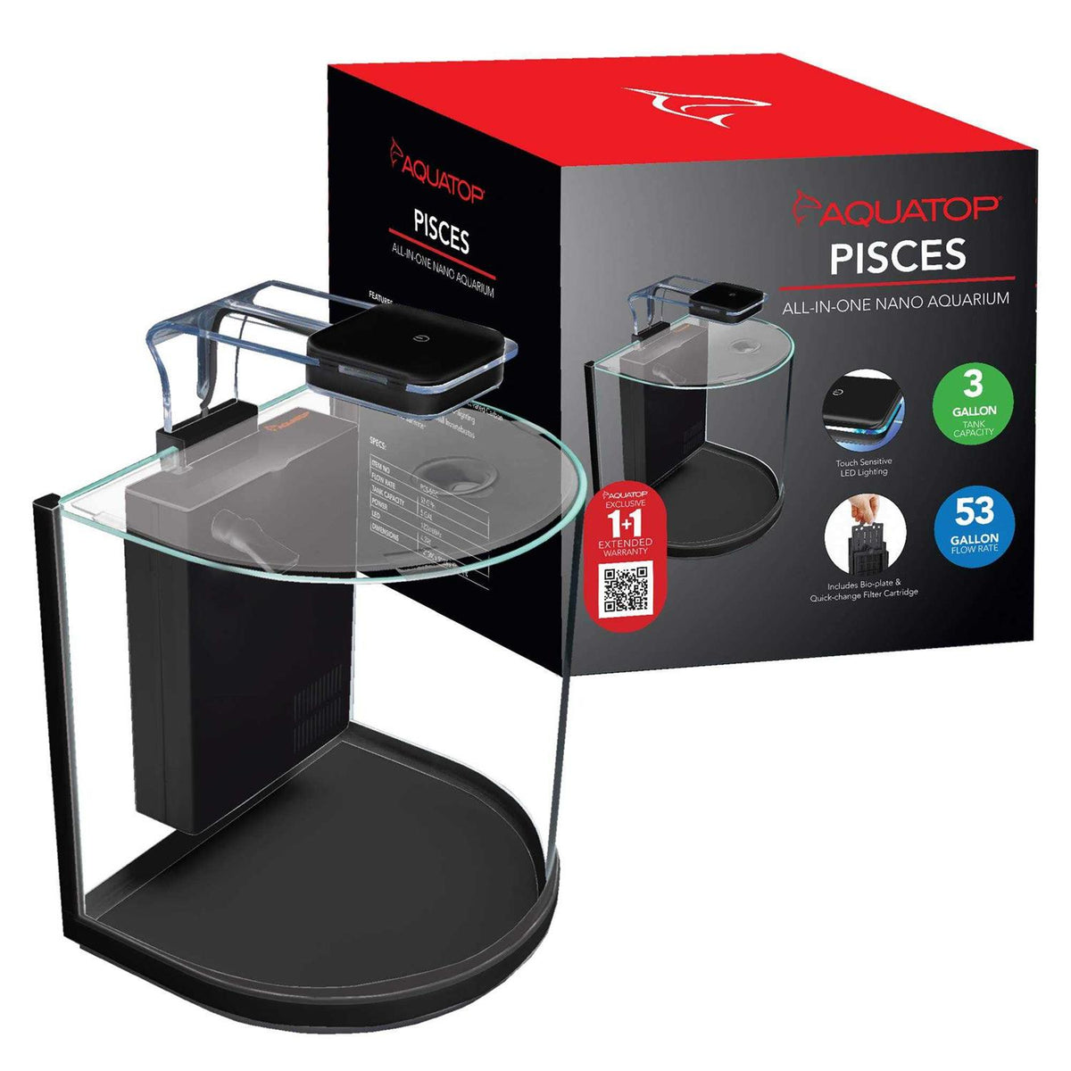 Nano Bowfront Glass Aquarium F9960
