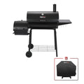Charcoal Grill with Offset Smoker and Cover J43459