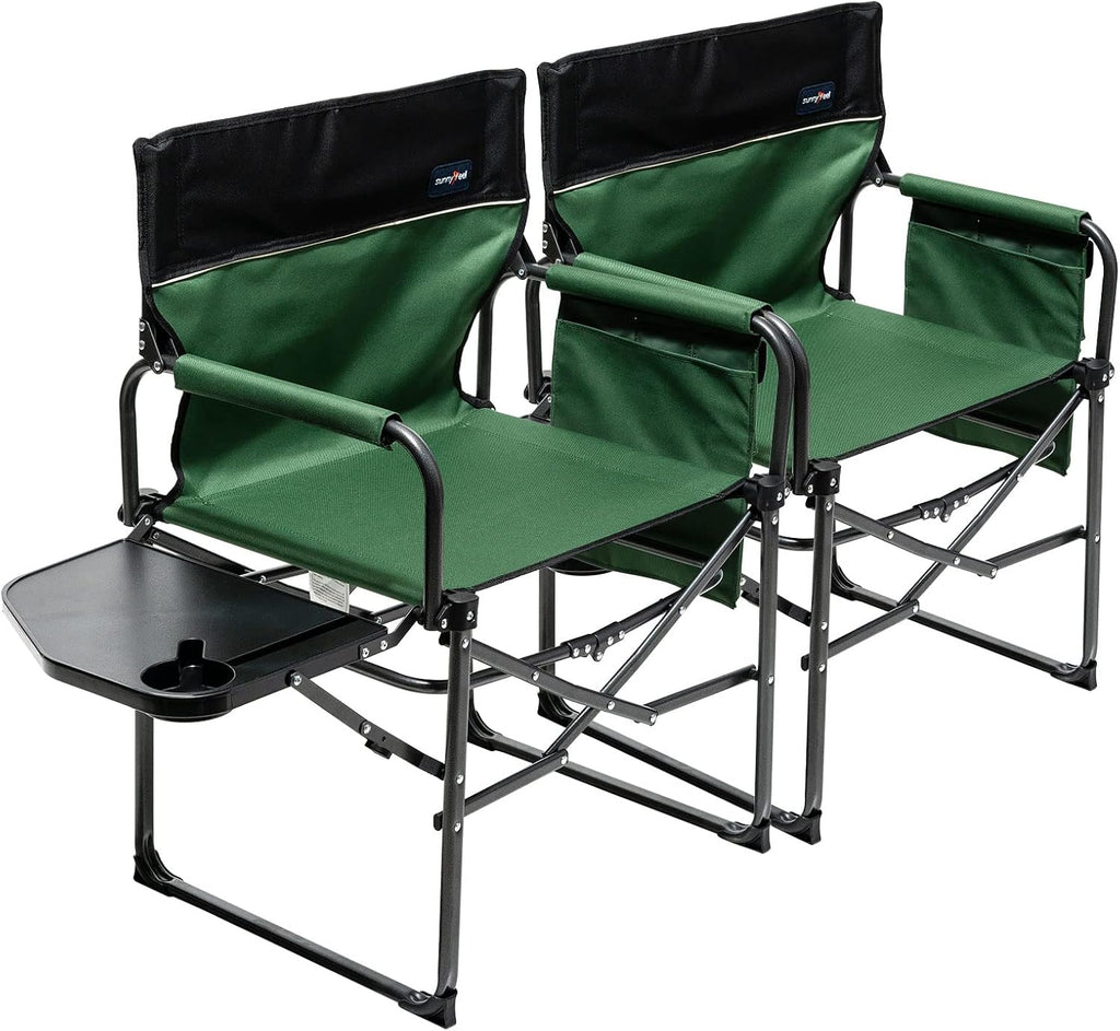 Oversized Portable Folding Camping Chair with Side Table Z5544