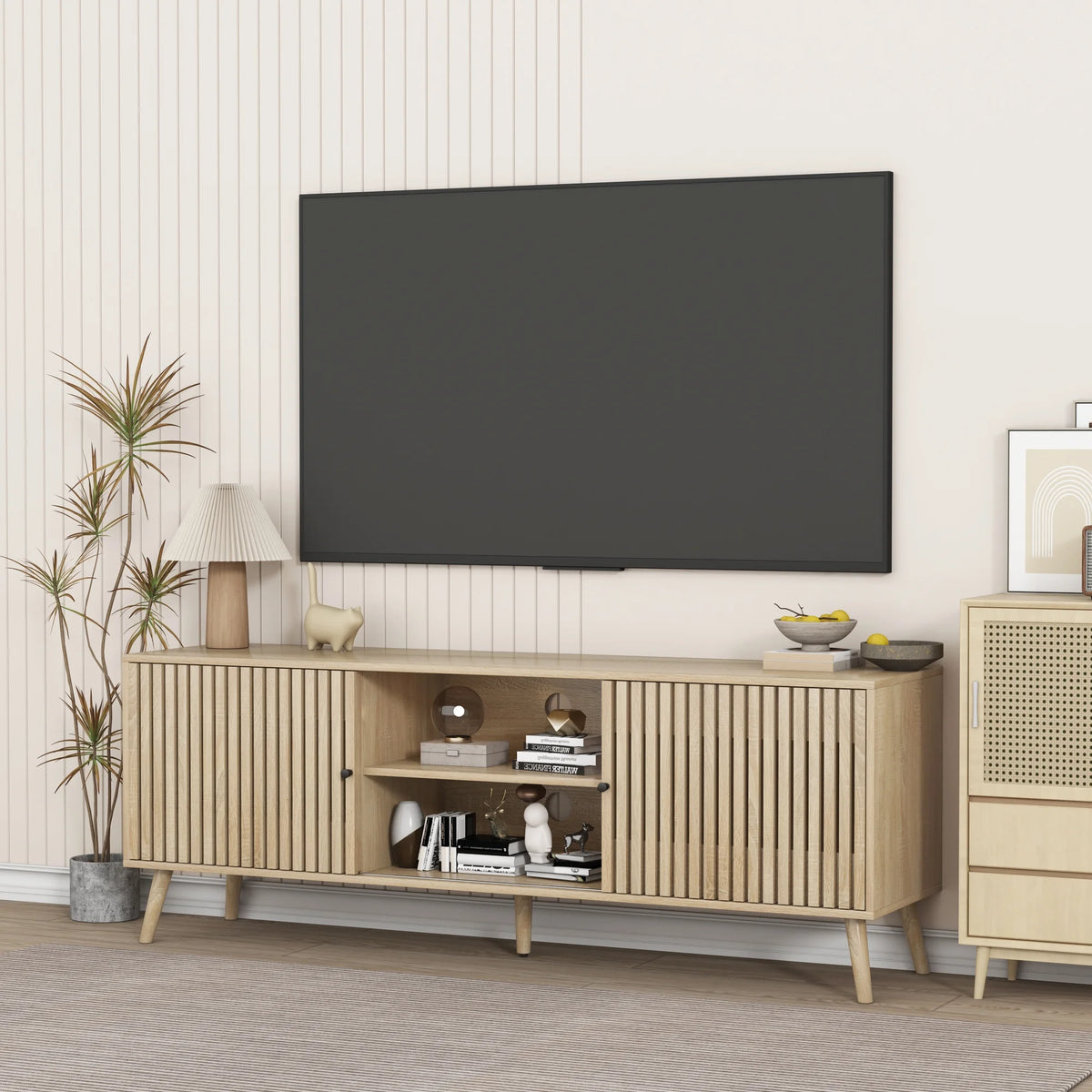 Wood TV Stand up to 70 S6206