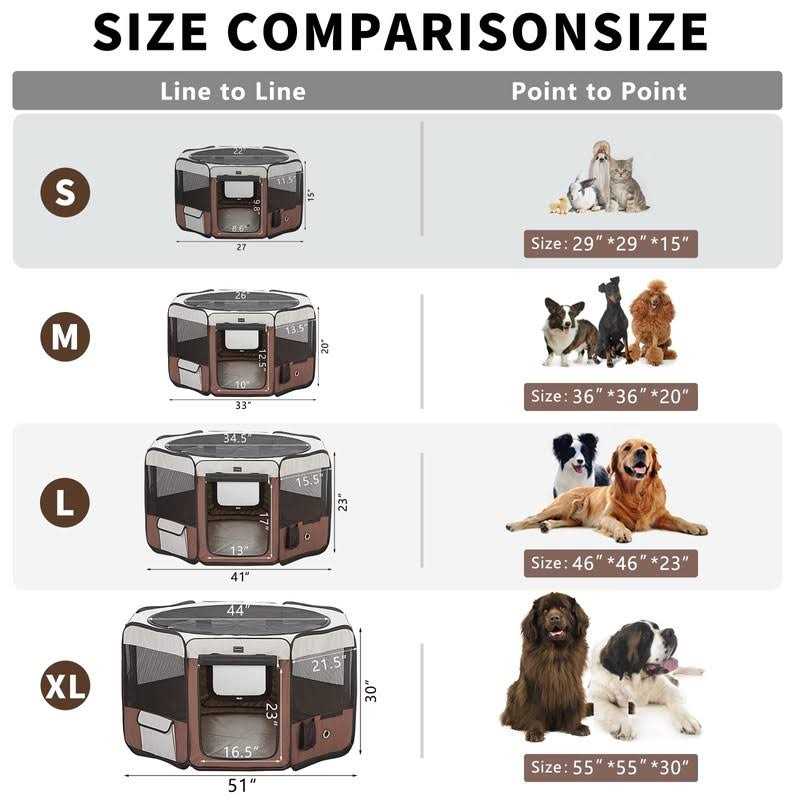 Portable Pet Playpen Q9092