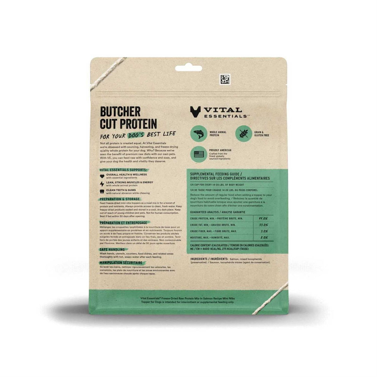 Freeze Dried Raw Salmon Dog Food Topper O6247