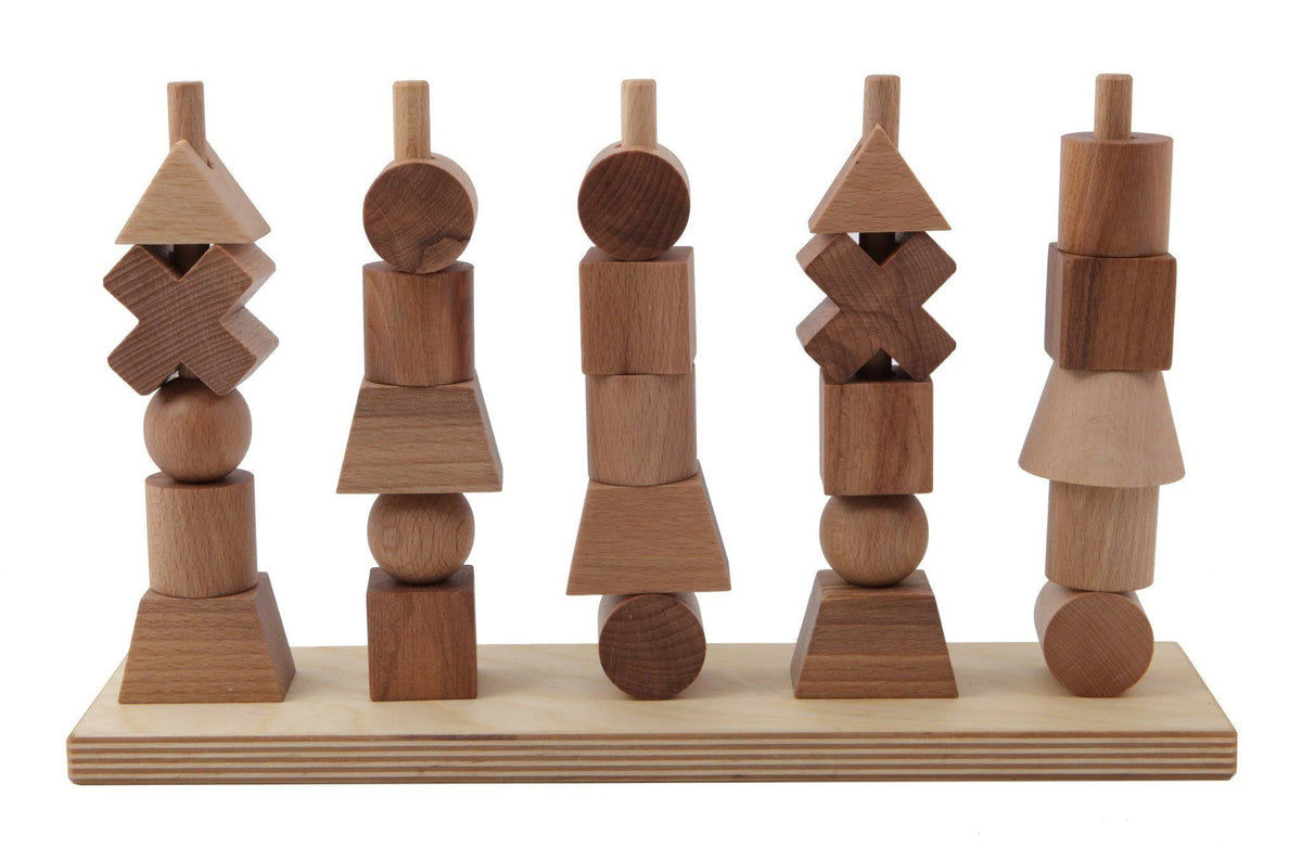 Natural Wooden Stacking Toy M3300