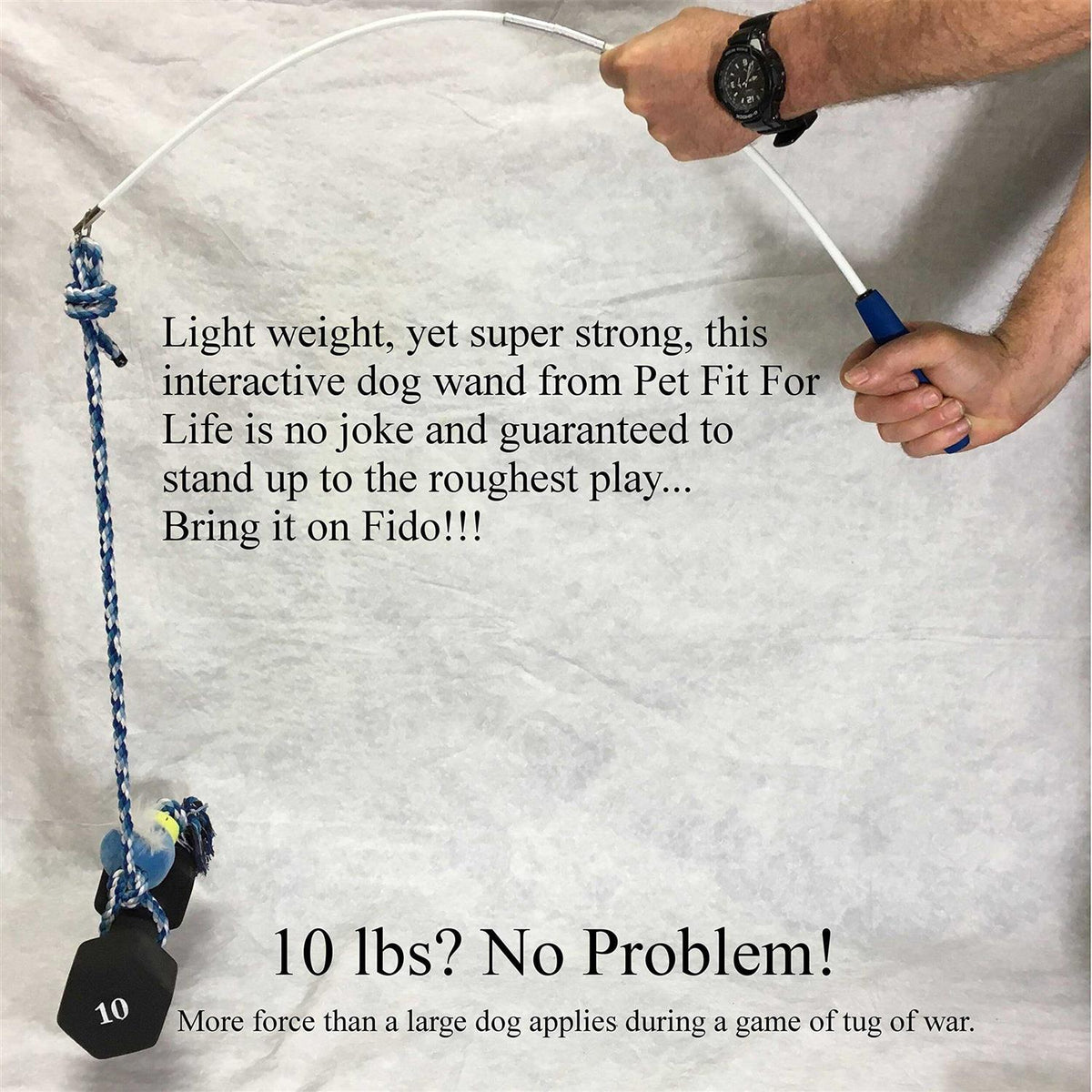 Plush Squeaky Dog Rope Toy X421470