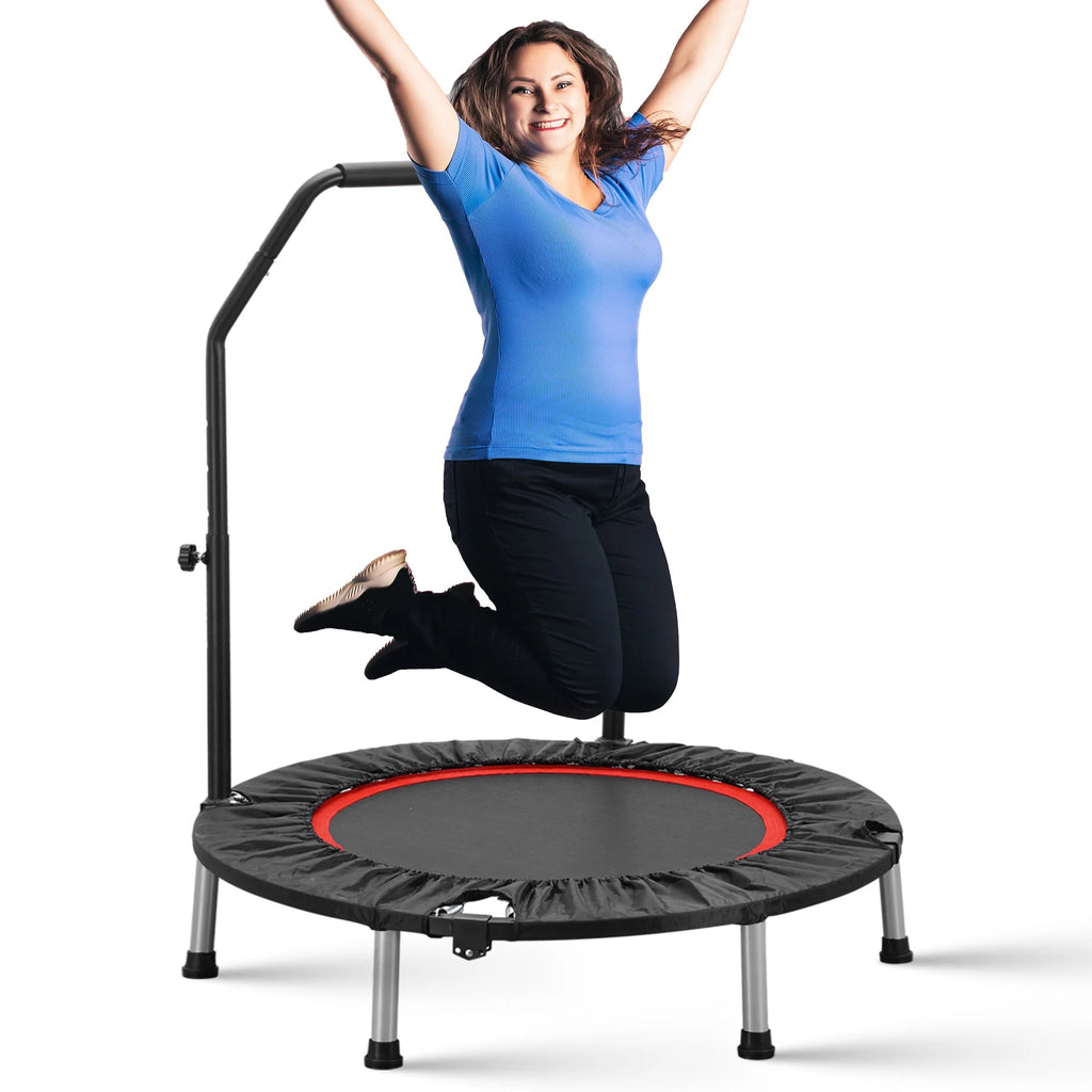 40 Mini Trampoline Rebounder with Adjustable Foam Handle M816