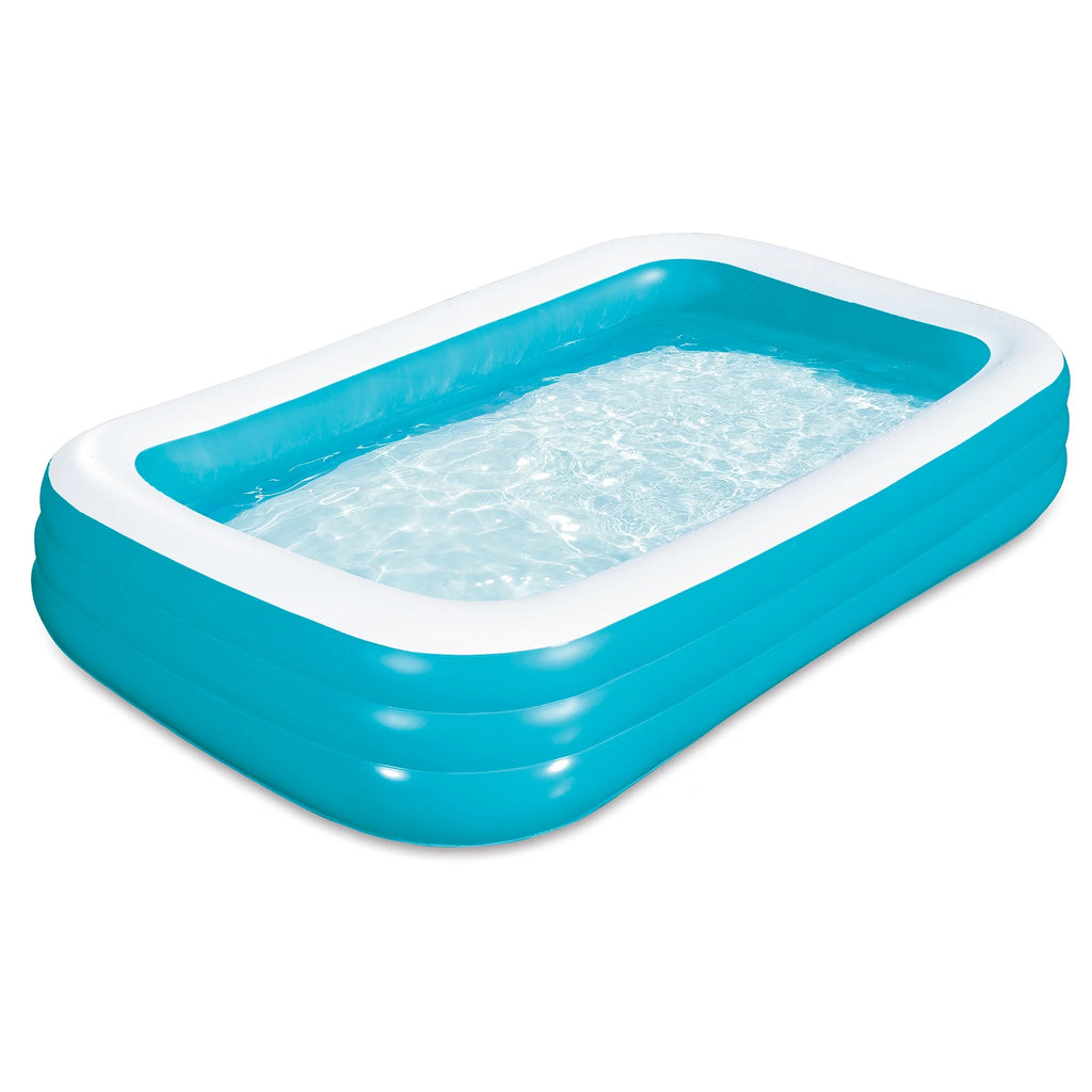 Blue Rectangular Inflatable Pool M605174