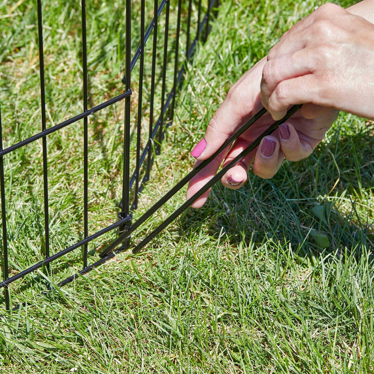 Black Exercise Pen with Door T368174