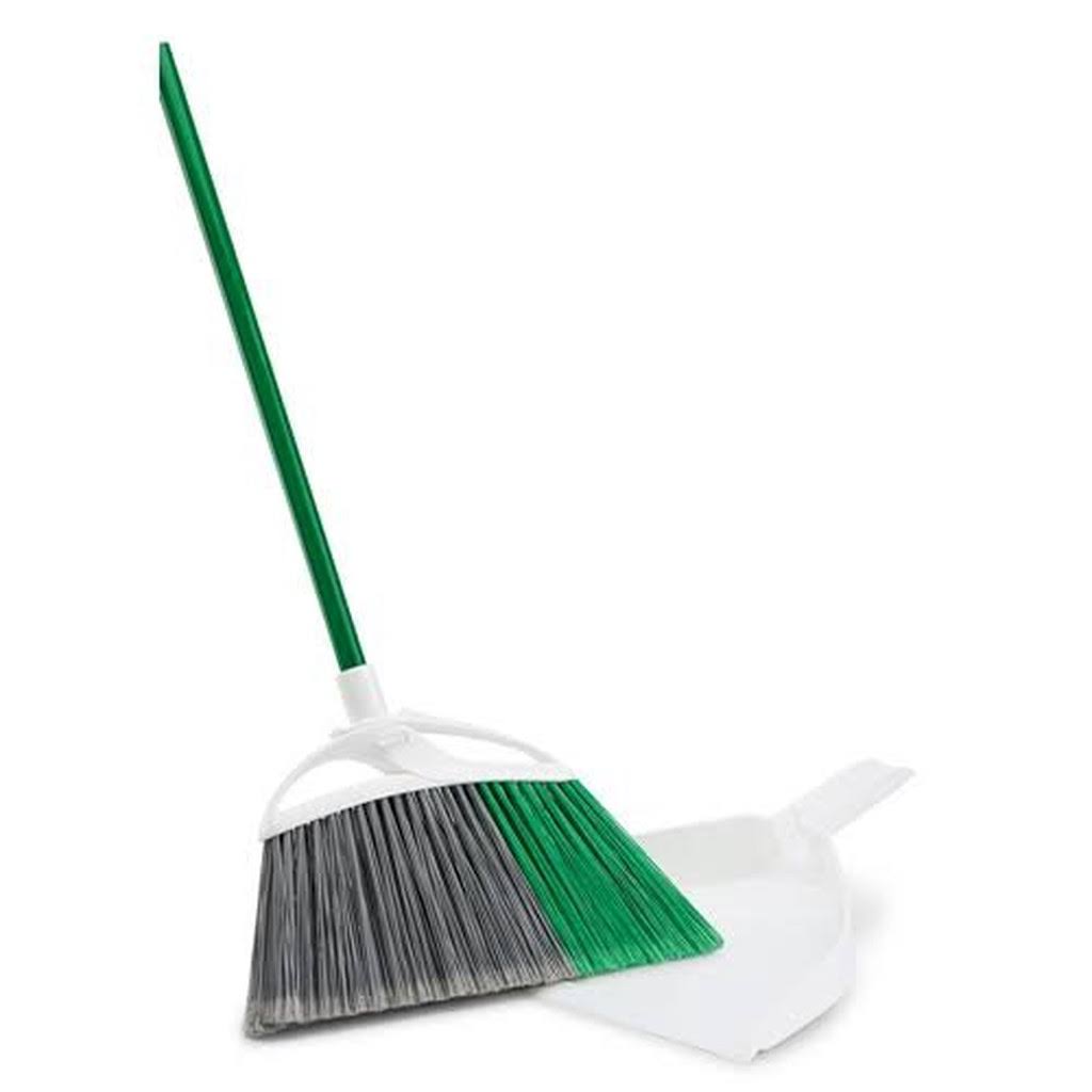 Extra Large Broom with Dust Pan A193