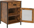 End Table with Drawer and Mesh Door F7975
