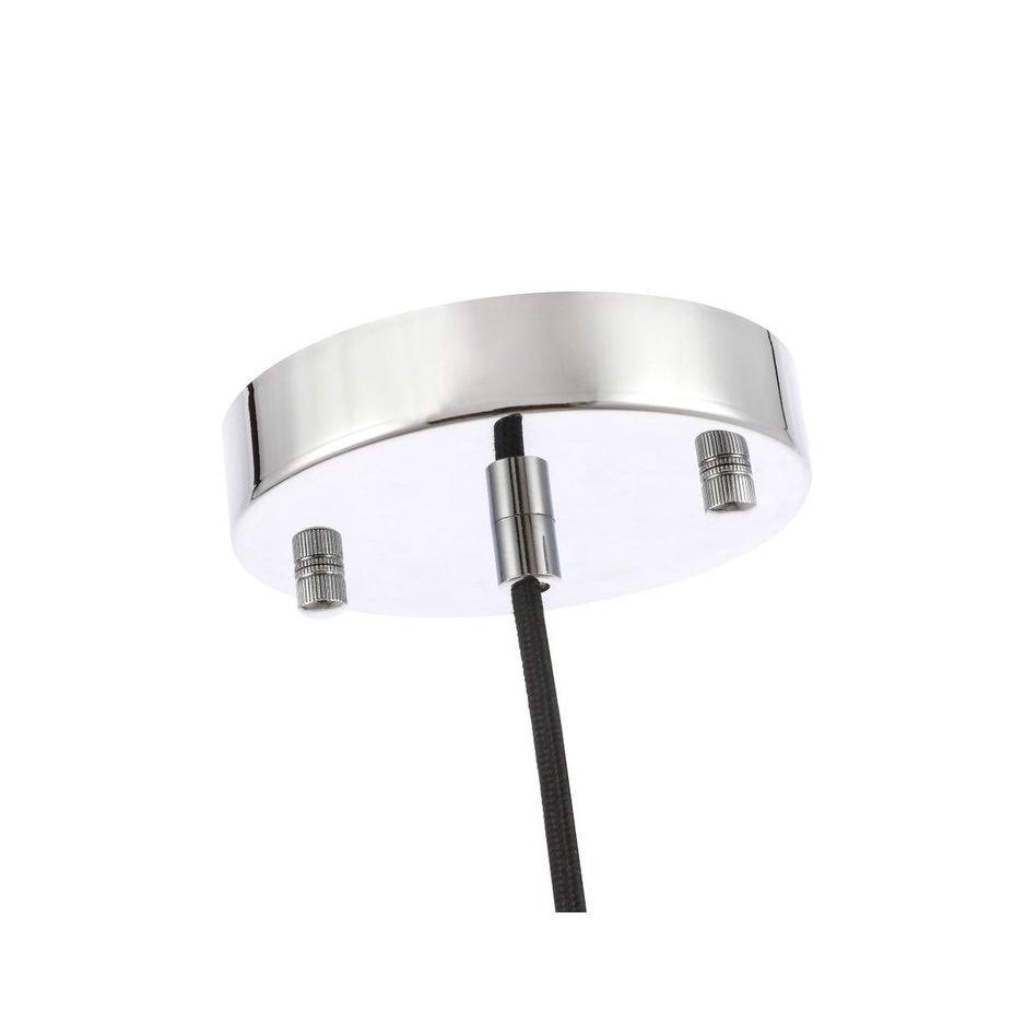 1-Light Clear Seeded Glass Brass T12387