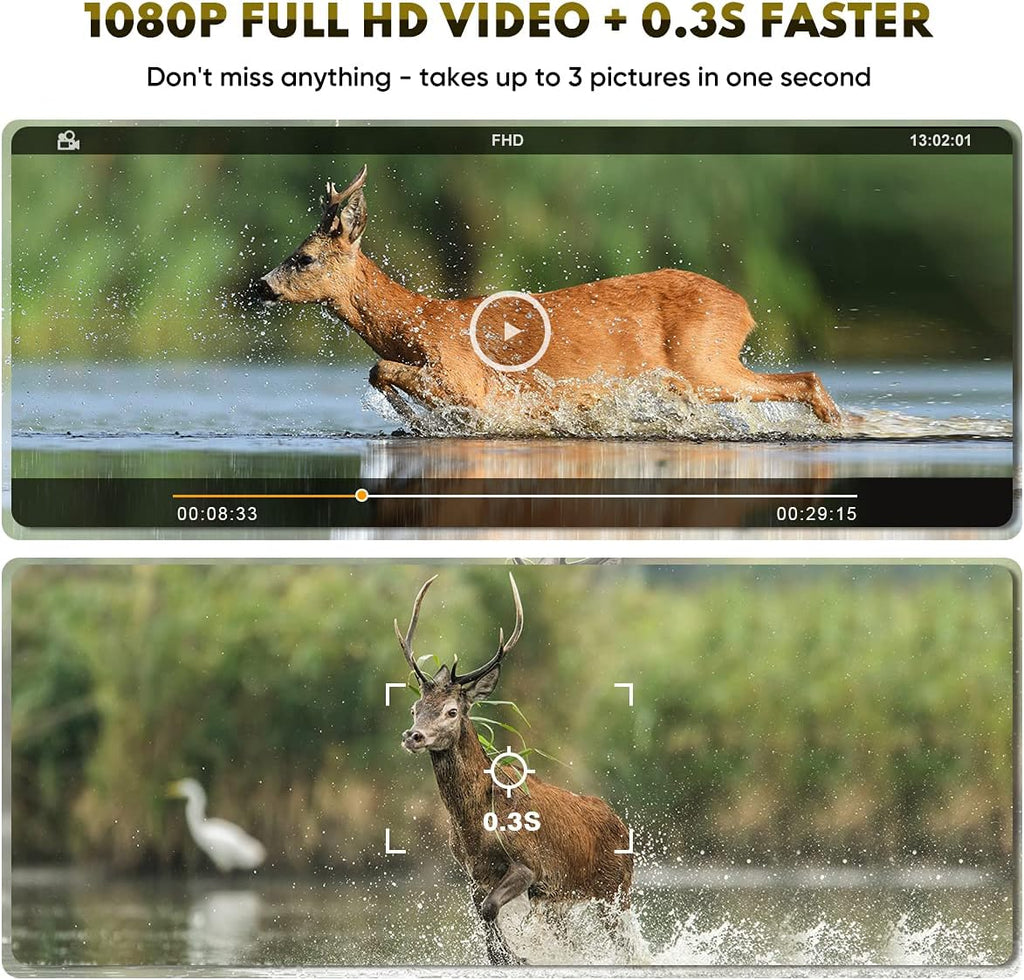 2 Pack Mini Trail Camera 1080P Waterproof N214149