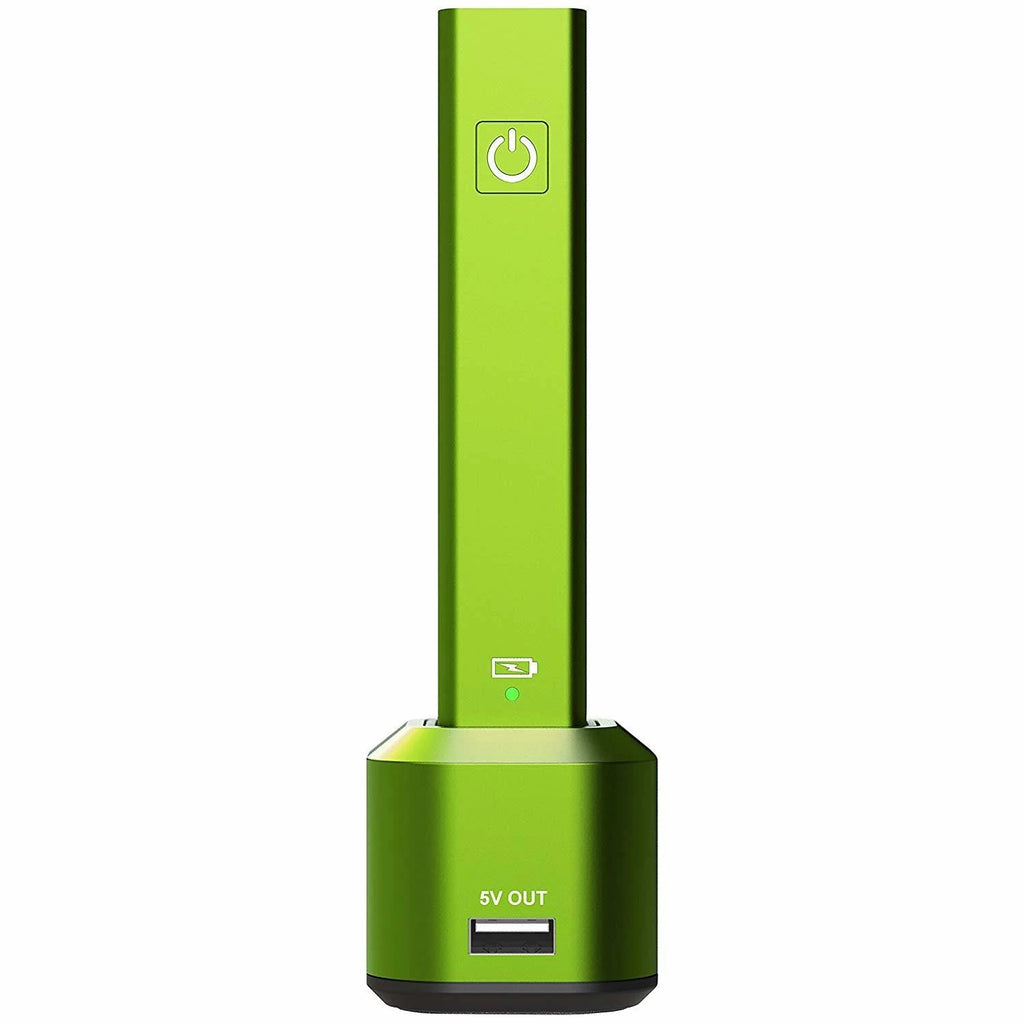 Green Flashlight and USB Charging O14264