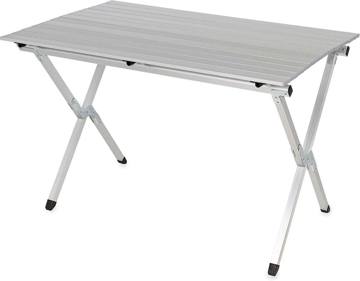 Aluminum Roll-Up Campsite Table with Carrying Bag J185832