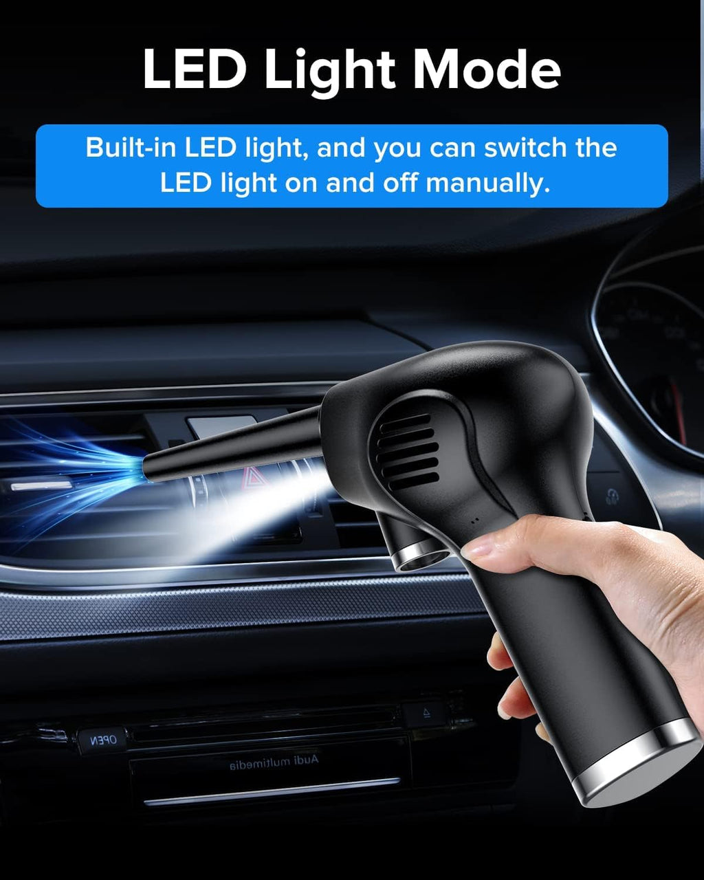Cordless Electric Air Duster with 40000RPM Motor G60888
