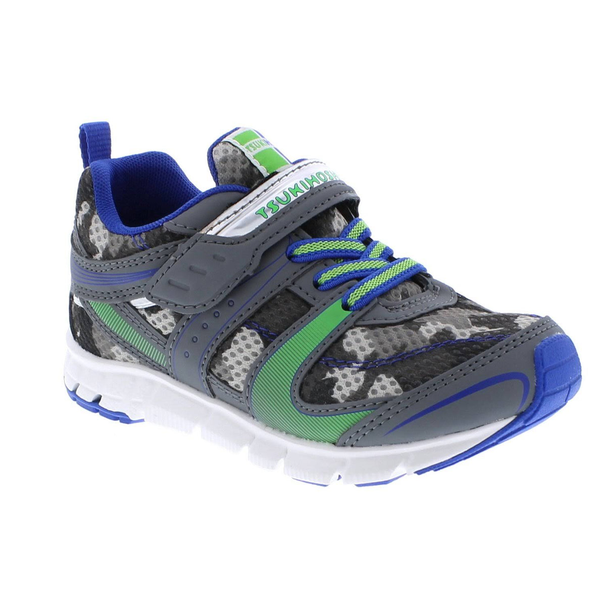 Kids Gray Camo Sneakers J6414