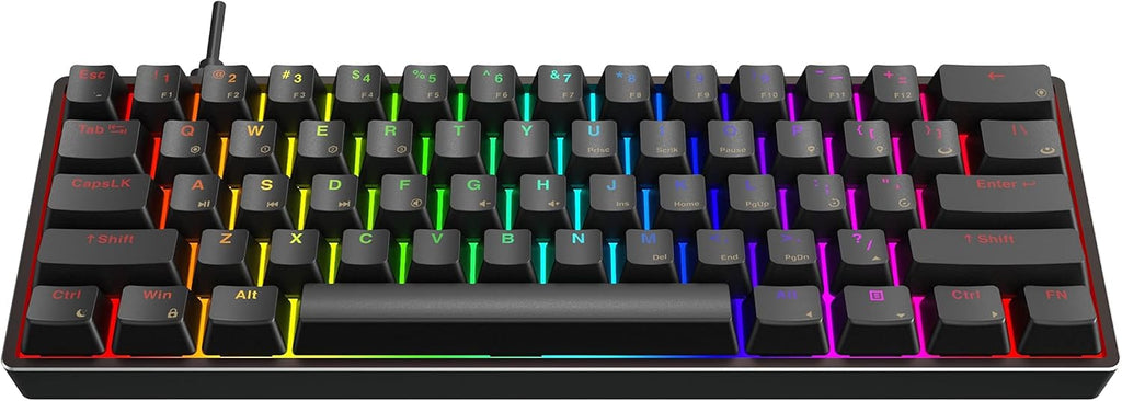 61 Keys Hot Swappable RGB Mechanical Gaming Keyboard Q816