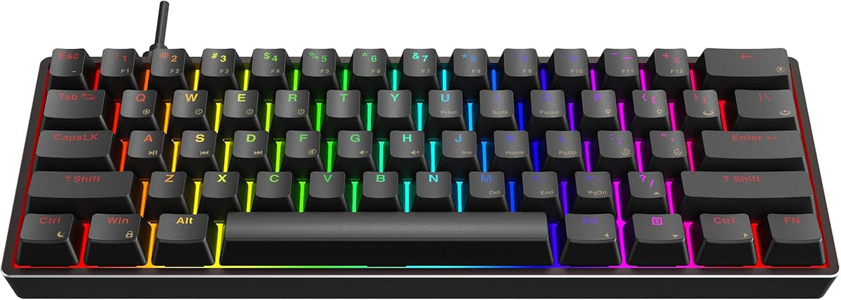 61 Keys Hot Swappable RGB Mechanical Gaming Keyboard Q816