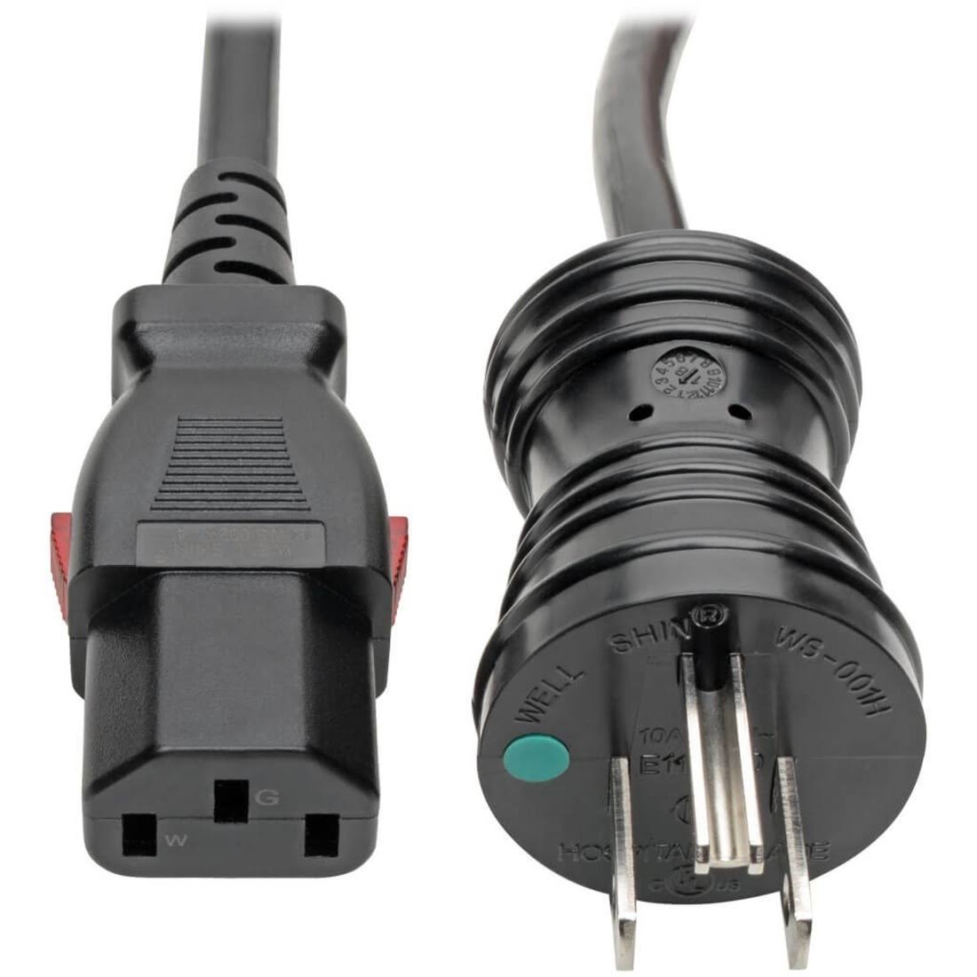 Hospital Medical Power Cord 5-15P to Locking C13 L7774