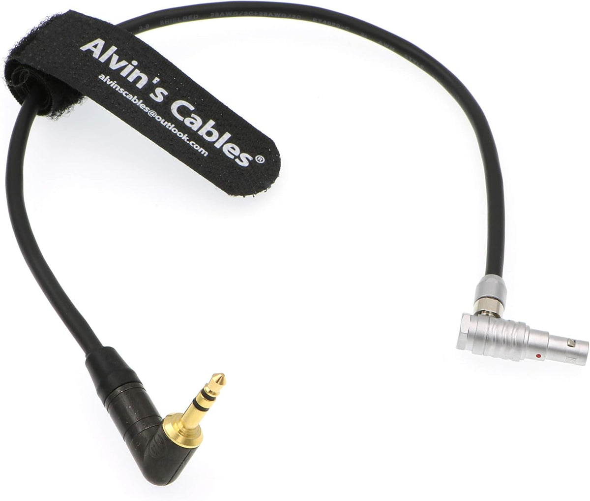 Right Angle 5 Pin Male to 3.5mm TRS Audio Cable 20 Inches Pack of 2 B7816
