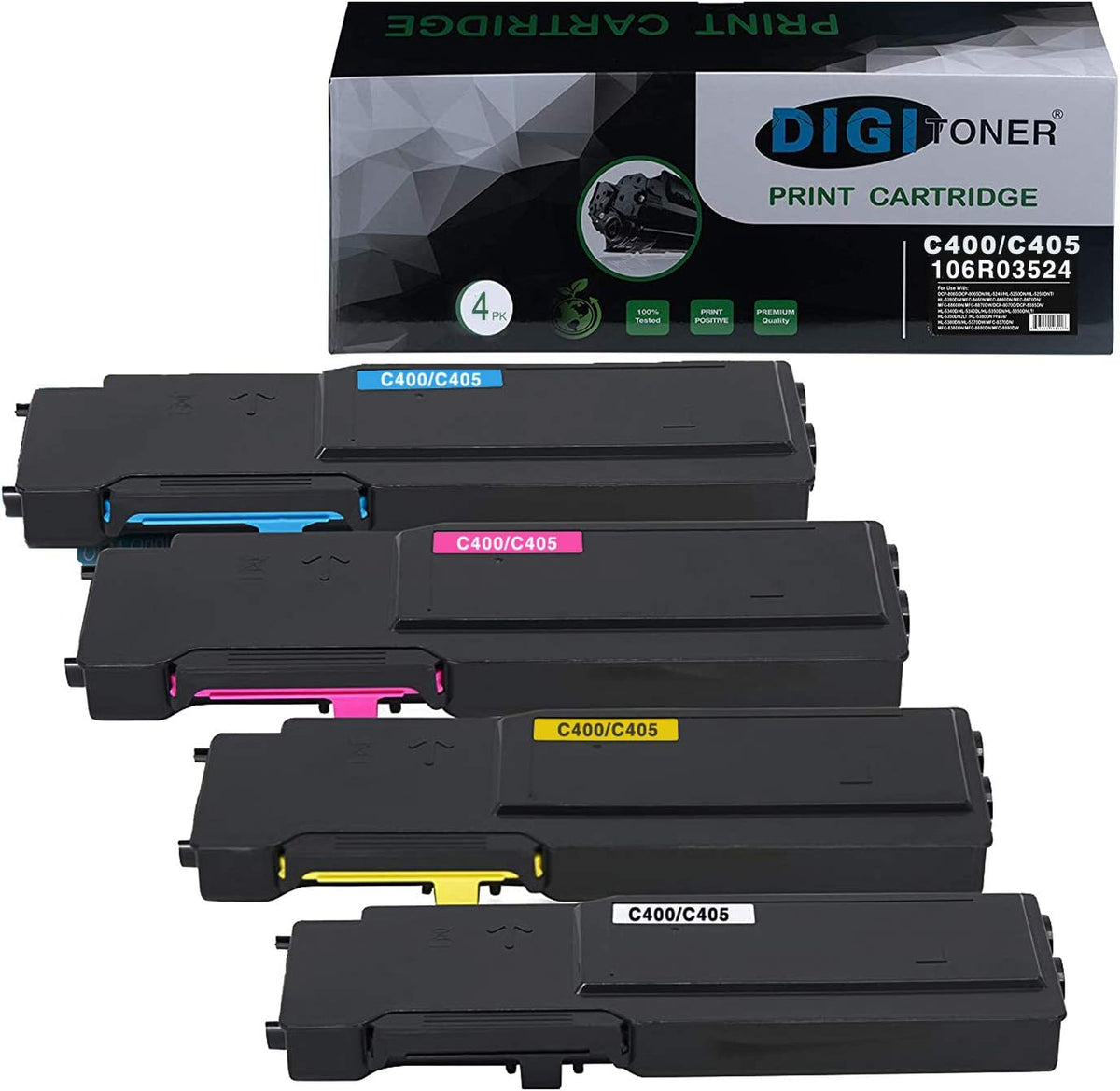 Remanufactured Toner Cartridge Replacement 4-Pack J24400