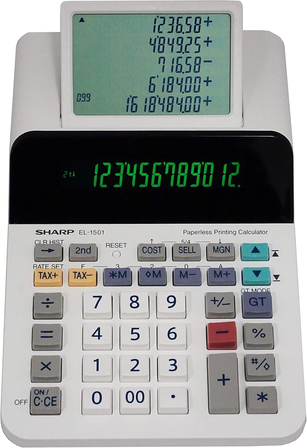 12-Digit Display Desktop Printing Calculator Y52529