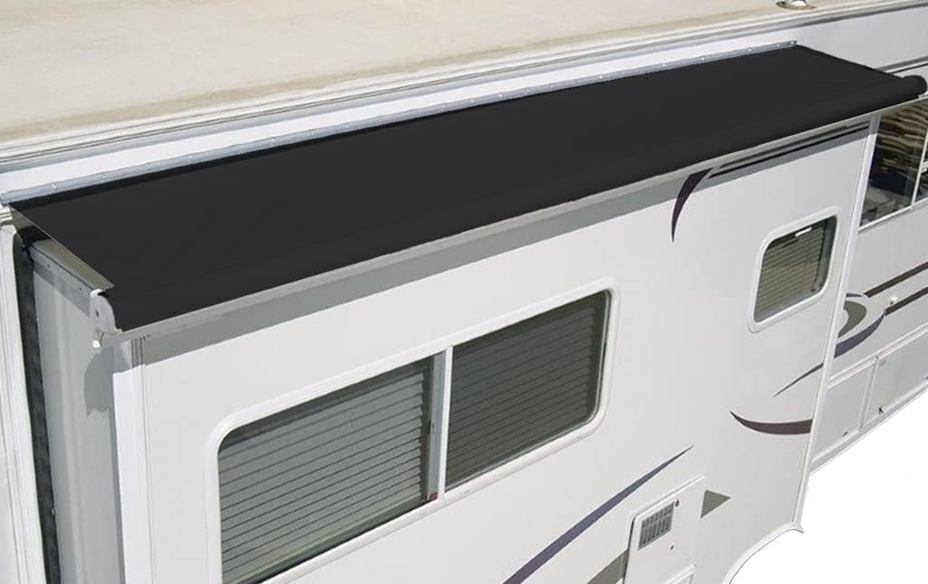 White Vinyl Slide Out Awning Fabric Replacement N835