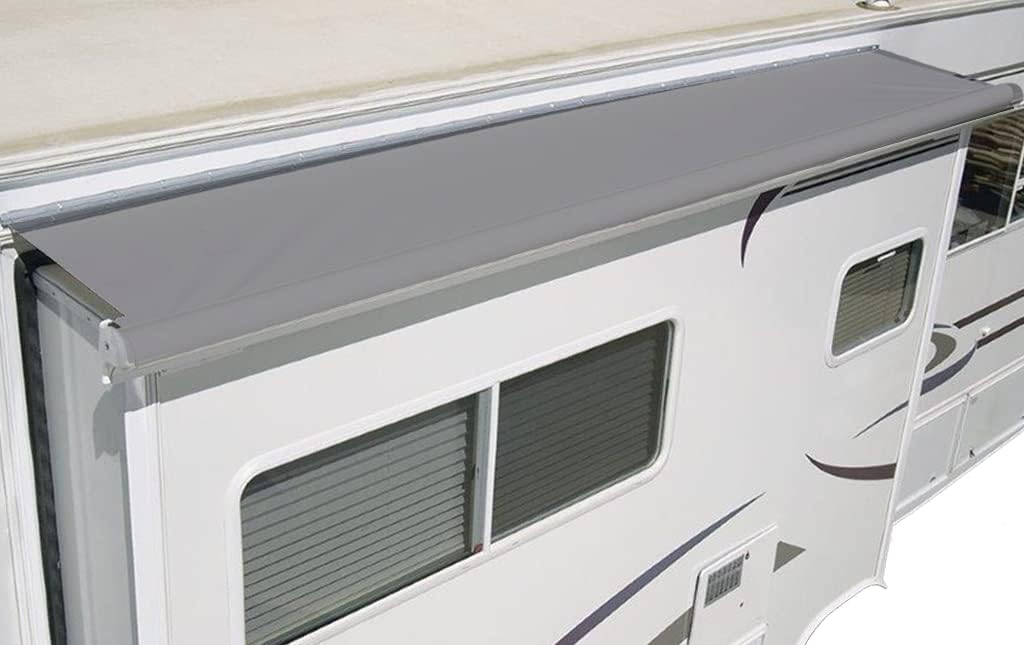 White Vinyl Slide Out Awning Fabric Replacement N835