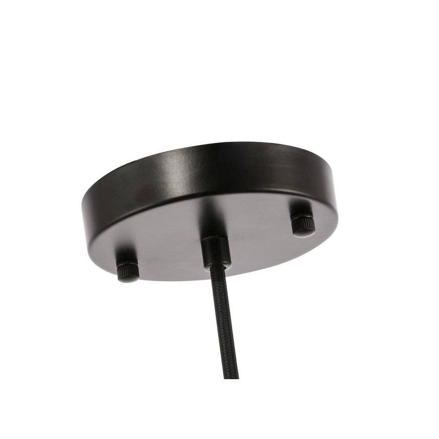 1-Light Clear Seeded Glass Brass T12387