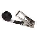 Black Stainless Steel Ratchet Strap X67477