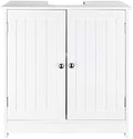 Bathroom Floor Storage Cabinet with Shelf and Double Doors R443321
