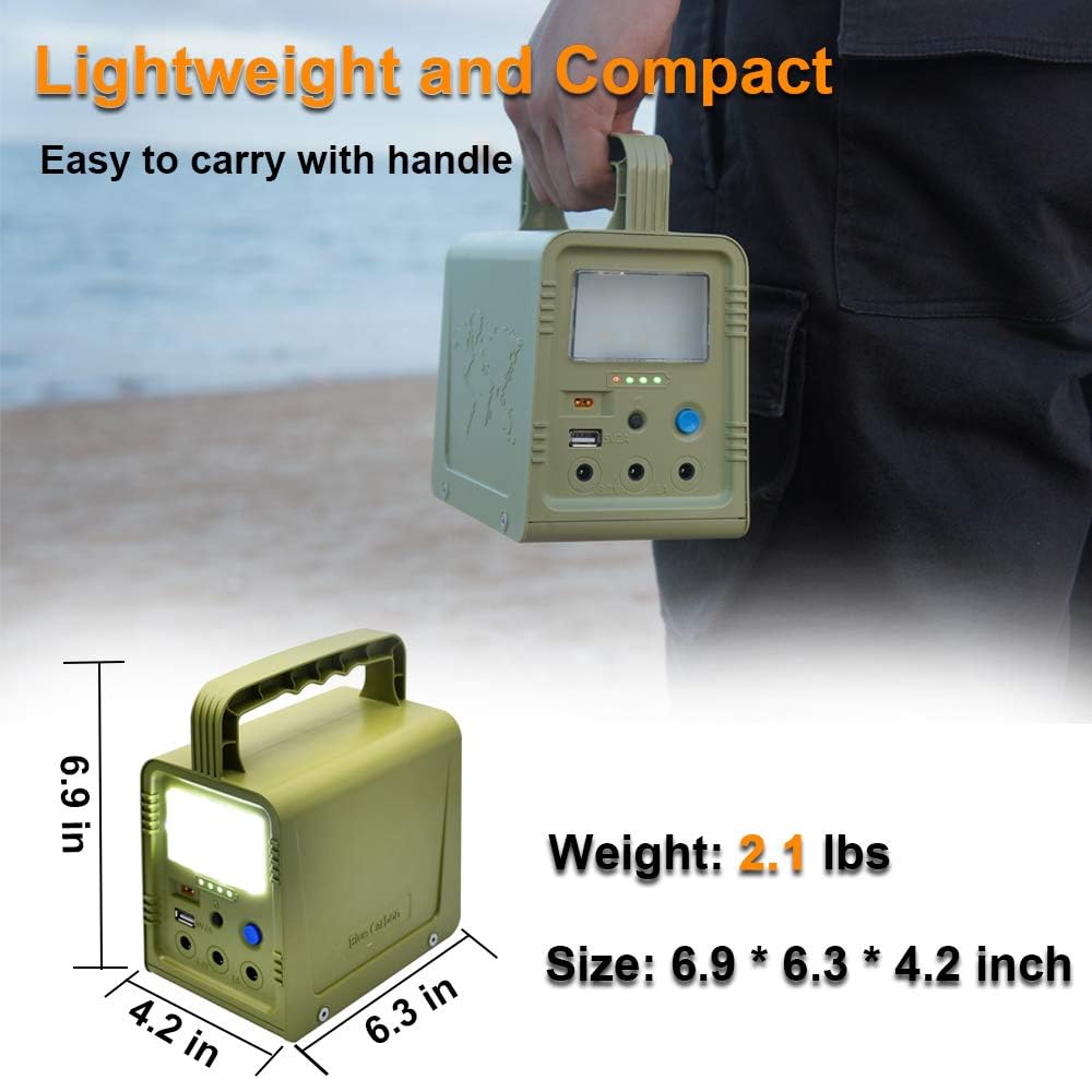 84Wh Portable Power Station with 18W Solar Panel Z250