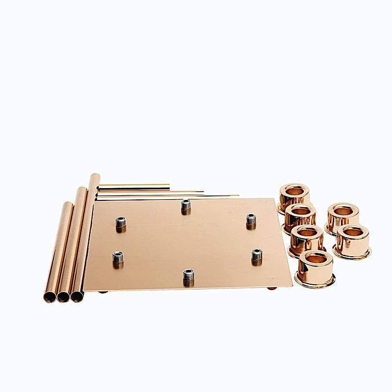 Gold 24 in Tall Candelabra Candle Holder O684282