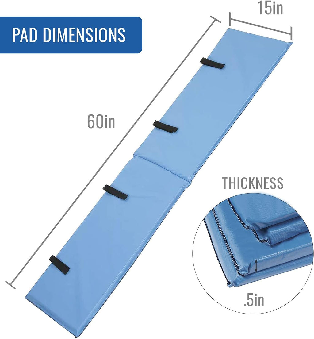 Blue Bed Rail Cover V5948